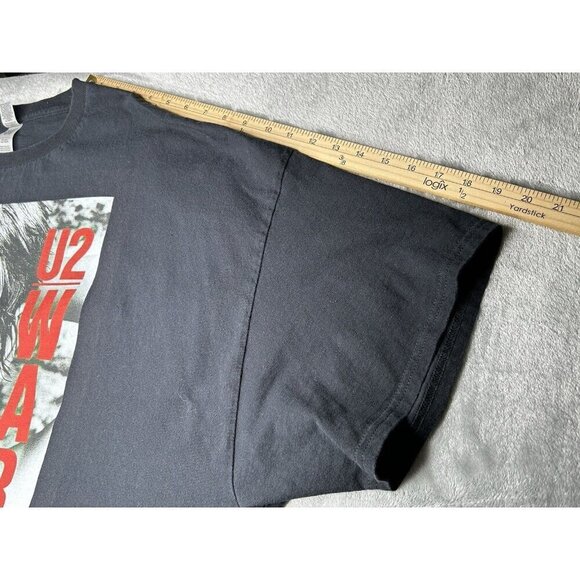 U2 War Shirt Adult 5XL Black Tour Music Band Mens T-Shirt Gift Fan Cotton Retro - Picture 9 of 11